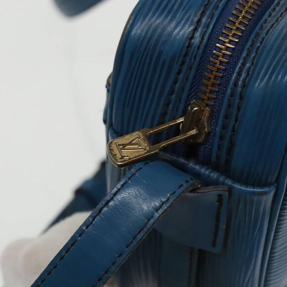 LOUIS VUITTON Epi June Feuille Shoulder Bag Blue M52155 - Picture 15 of 16